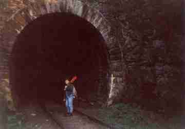 Kóža u tunelu v Ledečku